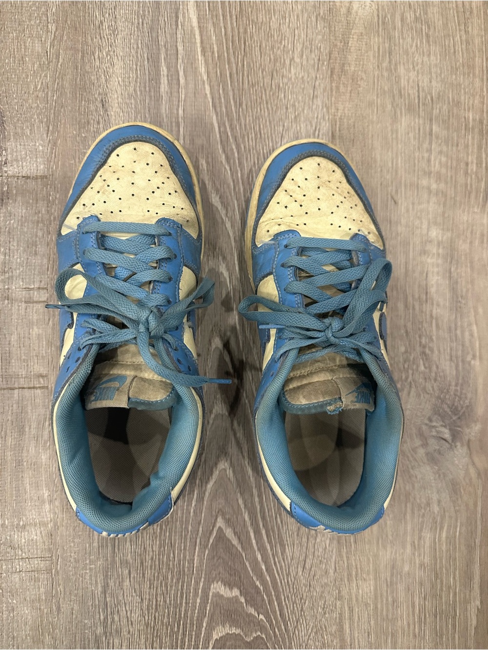 Blue and Cream Nike size 8 Sneakers